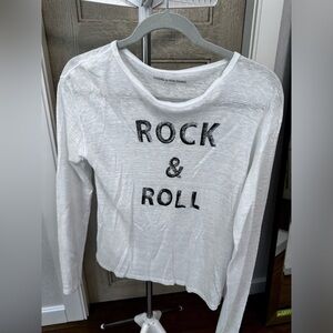 Linen long sleeve zadig and Voltaire top sz XS